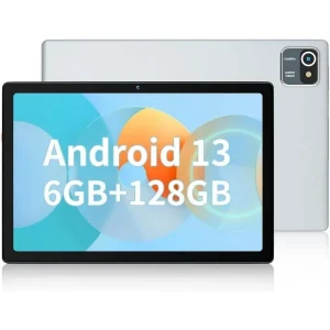 BESTSKI 10.1 inch Tablet, 6GB(4+2) RAM, 64GB ROM, 128GB