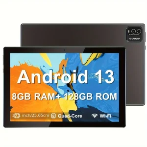 Android 13 Tablet 2024 New 10-inch Tablet 4GB+4GB RAM + 128GB