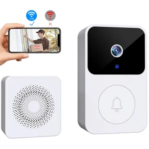 2.4GHz WiFi Wireless Video Doorbell with IR Night Vision Two Way Audio APP Control Home Security Camera