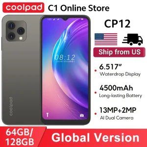 Smartphone Waterdrop Display Octa Core Powerful Processor with 13MP Main Camera
