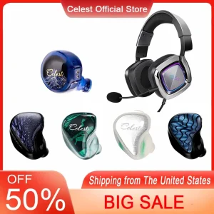 Celest Wyvern Black Pro In-Ear Earphones